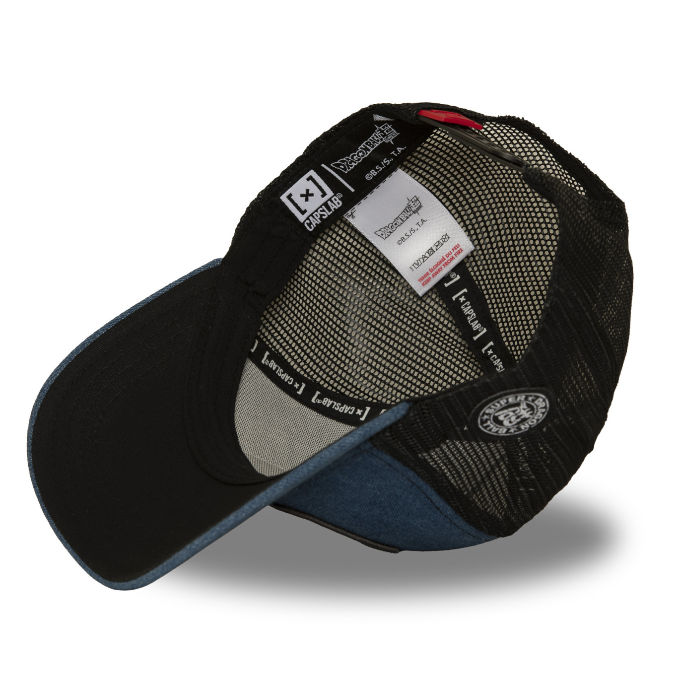 Casquette Trucker Dragon Ball Super Trunks Snapback Bleue - Capslab