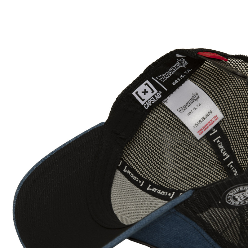 Casquette Trucker Dragon Ball Super Trunks Snapback Bleue - Capslab