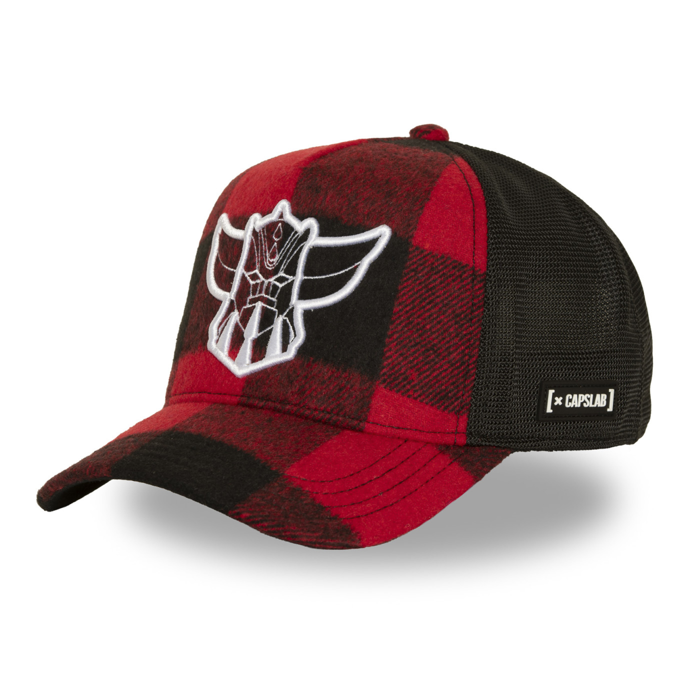 Casquette Trucker Goldorak Snapback Rouge - Capslab