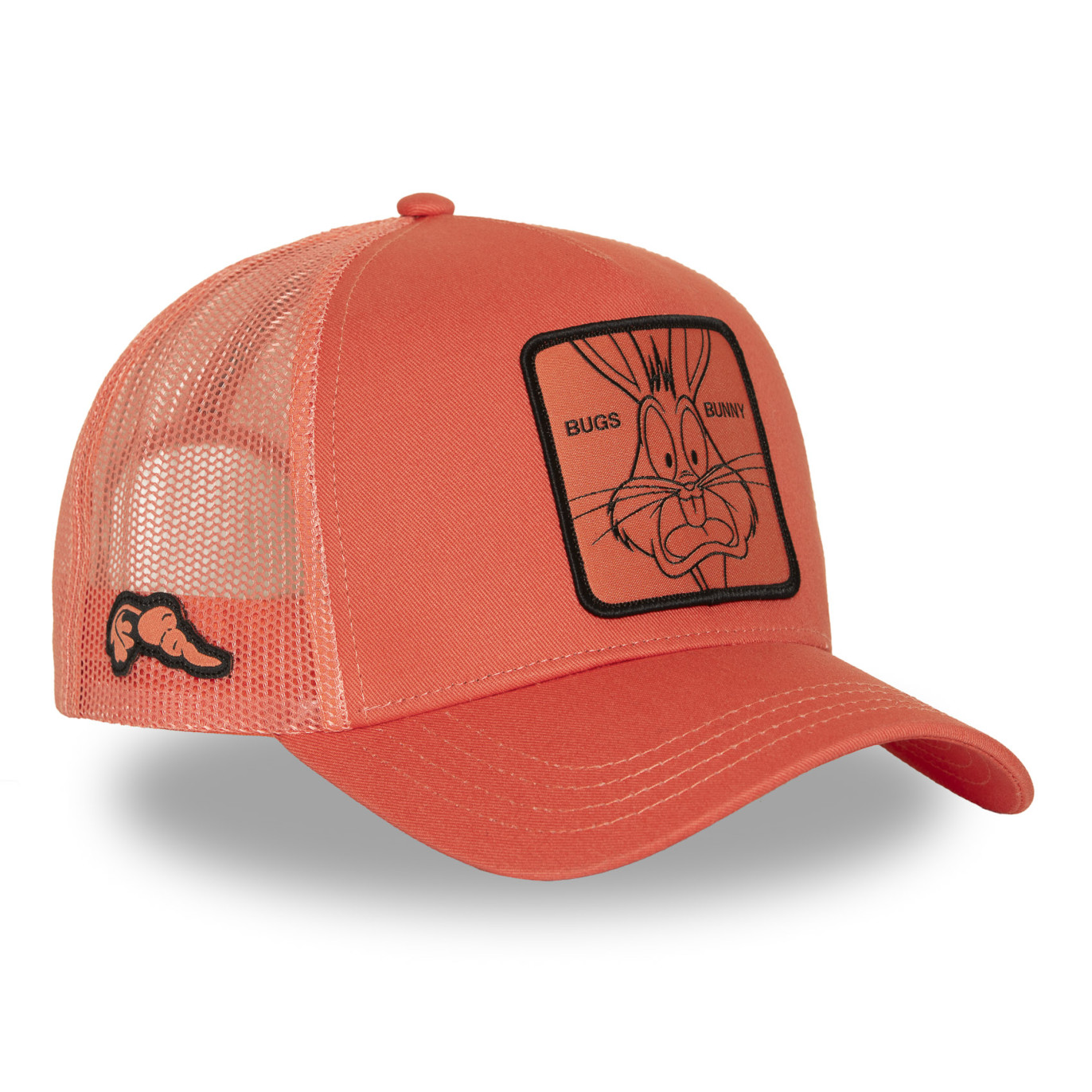 Casquette Trucker Looney Tunes Bugs Bunny Snapback Orange - Capslab