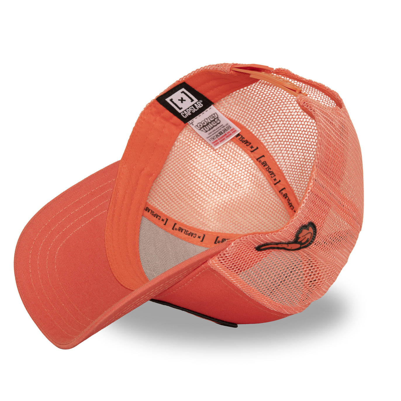 Casquette Trucker Looney Tunes Bugs Bunny Snapback Orange - Capslab