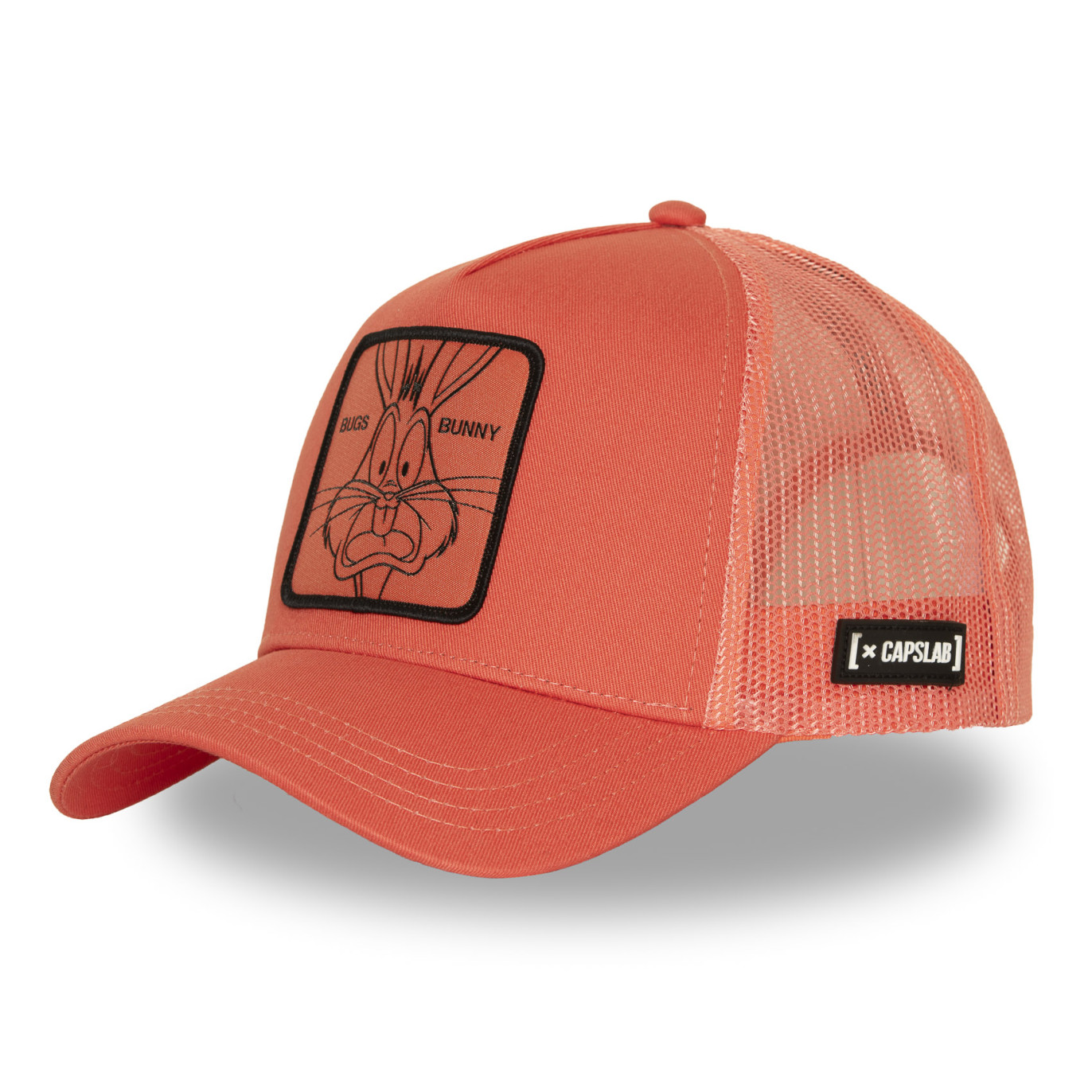 Casquette Trucker Looney Tunes Bugs Bunny Snapback Orange - Capslab
