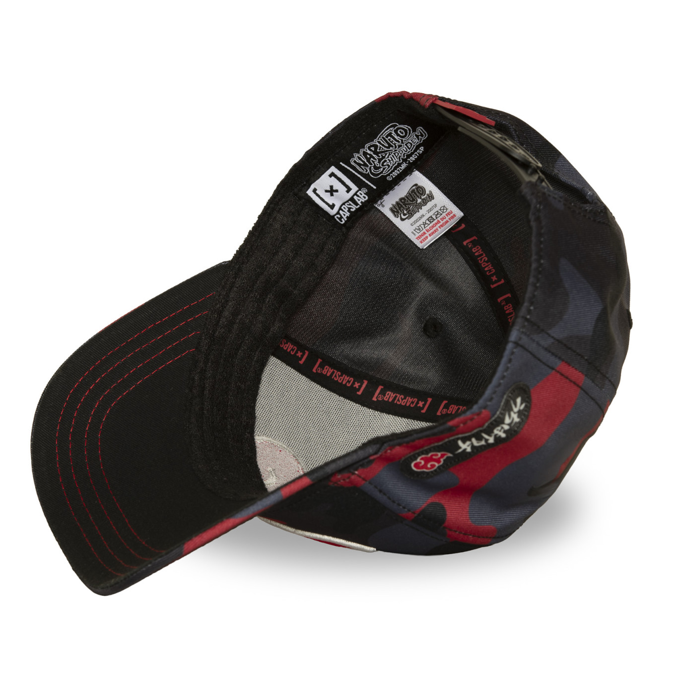 Casquette Baseball Naruto Shippuden Snapback Rouge - Capslab