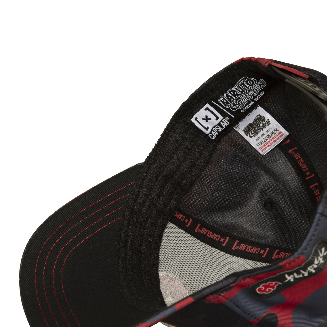Casquette Baseball Naruto Shippuden Snapback Rouge - Capslab