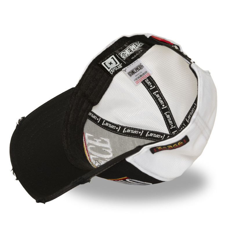 Casquette Trucker One Piece Snapback Noire - Capslab