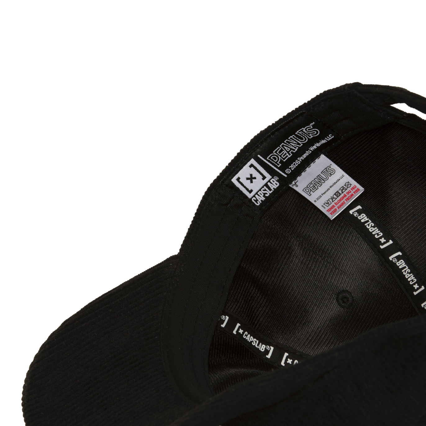 Casquette Dad cap Snoopy Clip Grise - Capslab
