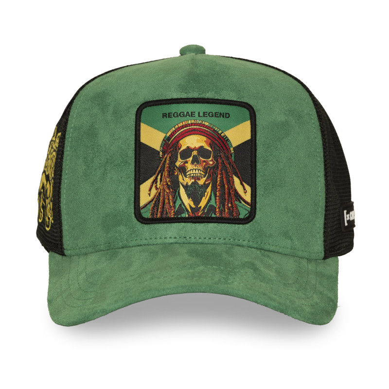 Casquette Trucker Snapback Verte - Capslab