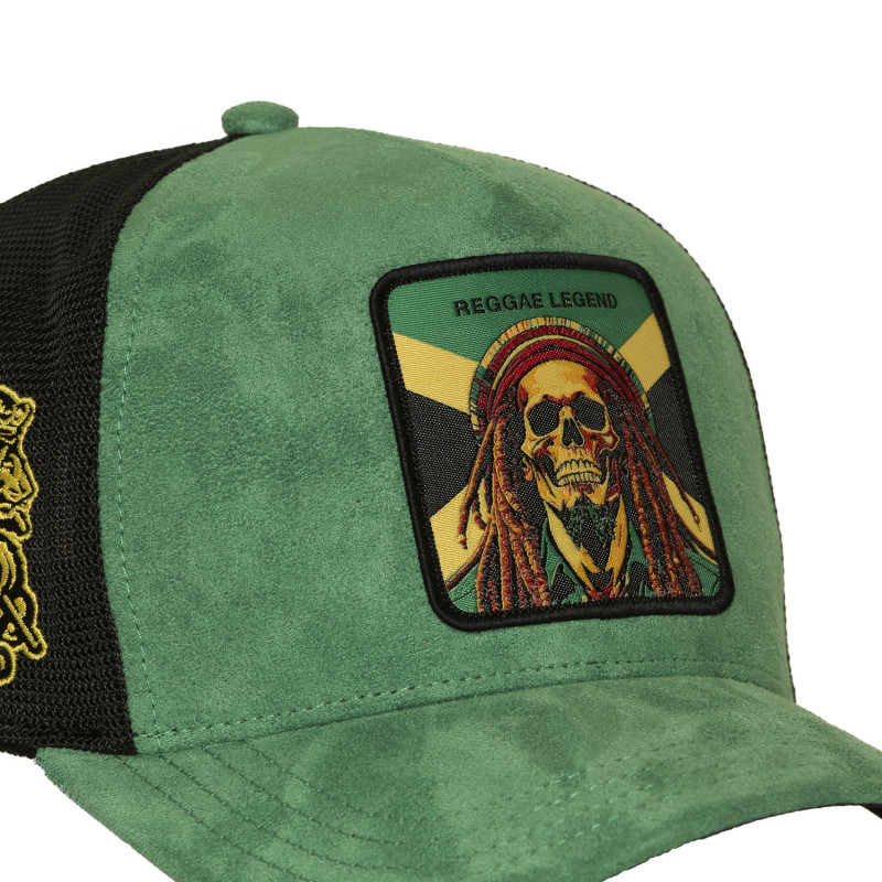 Casquette Trucker Snapback Verte - Capslab