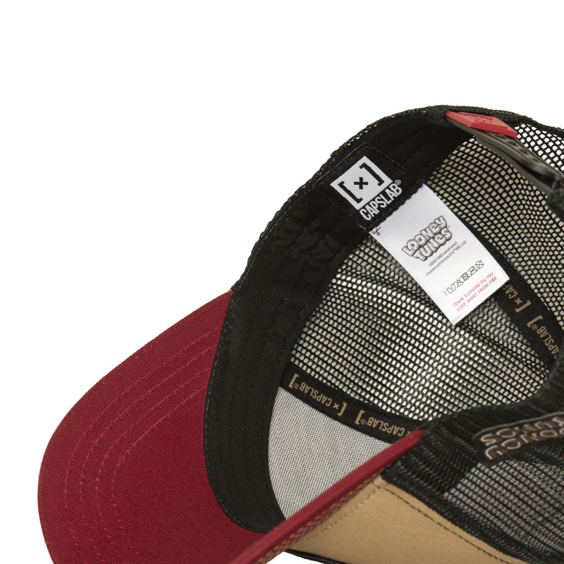 Casquette Trucker Looney Tunes Coyote Snapback Marron - Capslab