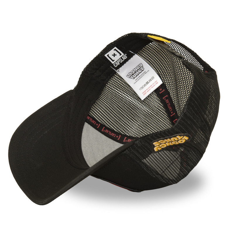 Casquette Trucker Looney Tunes Daffy Duck Snapback Noire - Capslab