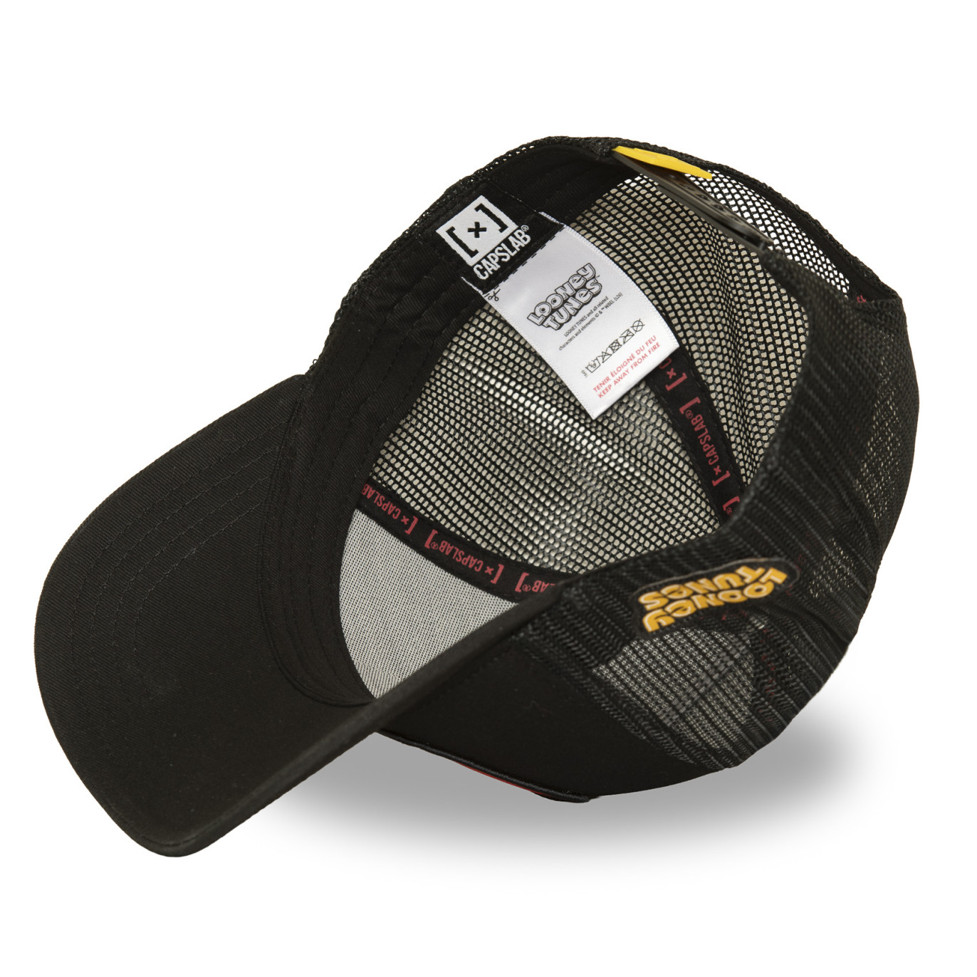 Casquette Trucker Looney Tunes Daffy Duck Snapback Noire - Capslab