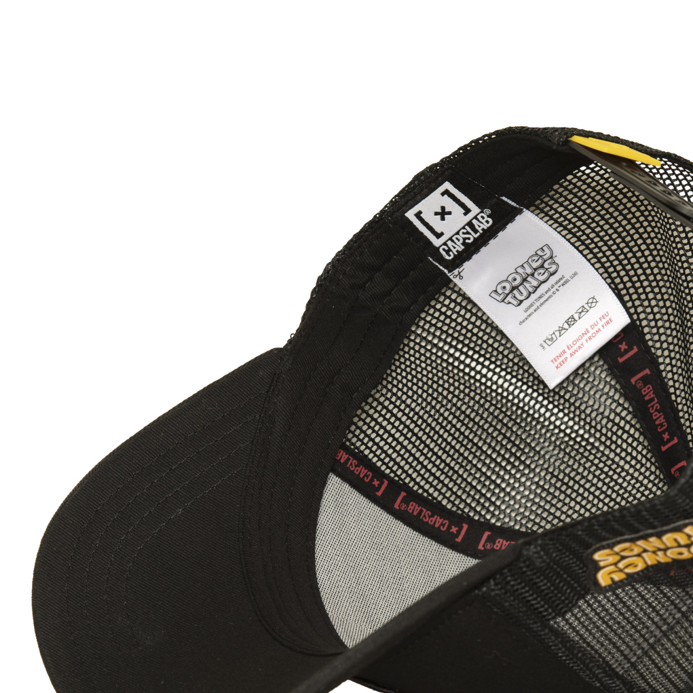 Casquette Trucker Looney Tunes Daffy Duck Snapback Noire - Capslab