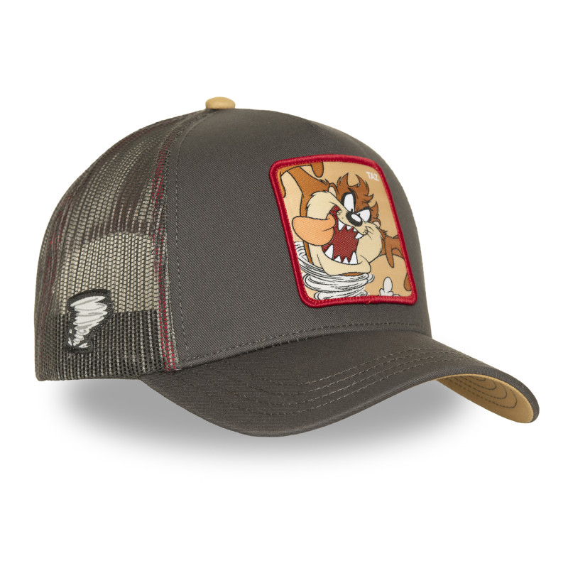 Casquette Trucker Looney Tunes Taz Snapback Marron - Capslab
