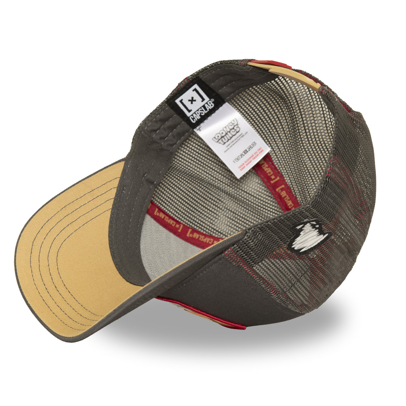 Casquette Trucker Looney Tunes Taz Snapback Marron - Capslab