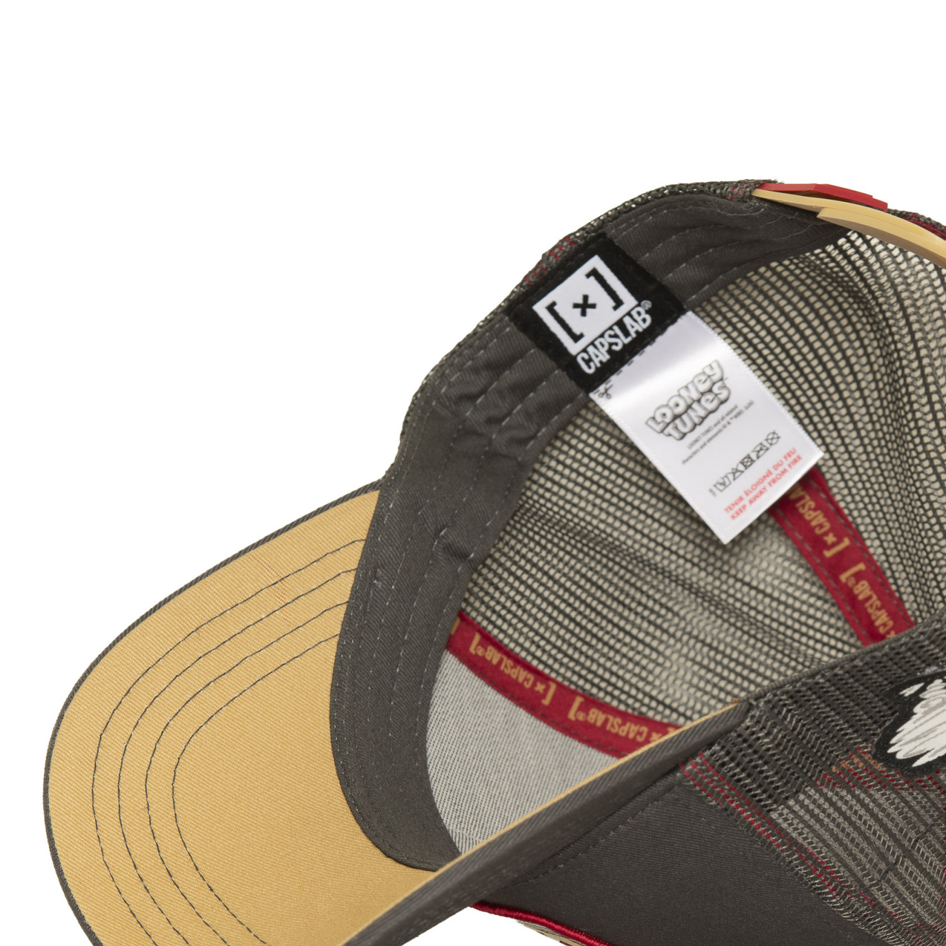 Casquette Trucker Looney Tunes Taz Snapback Marron - Capslab