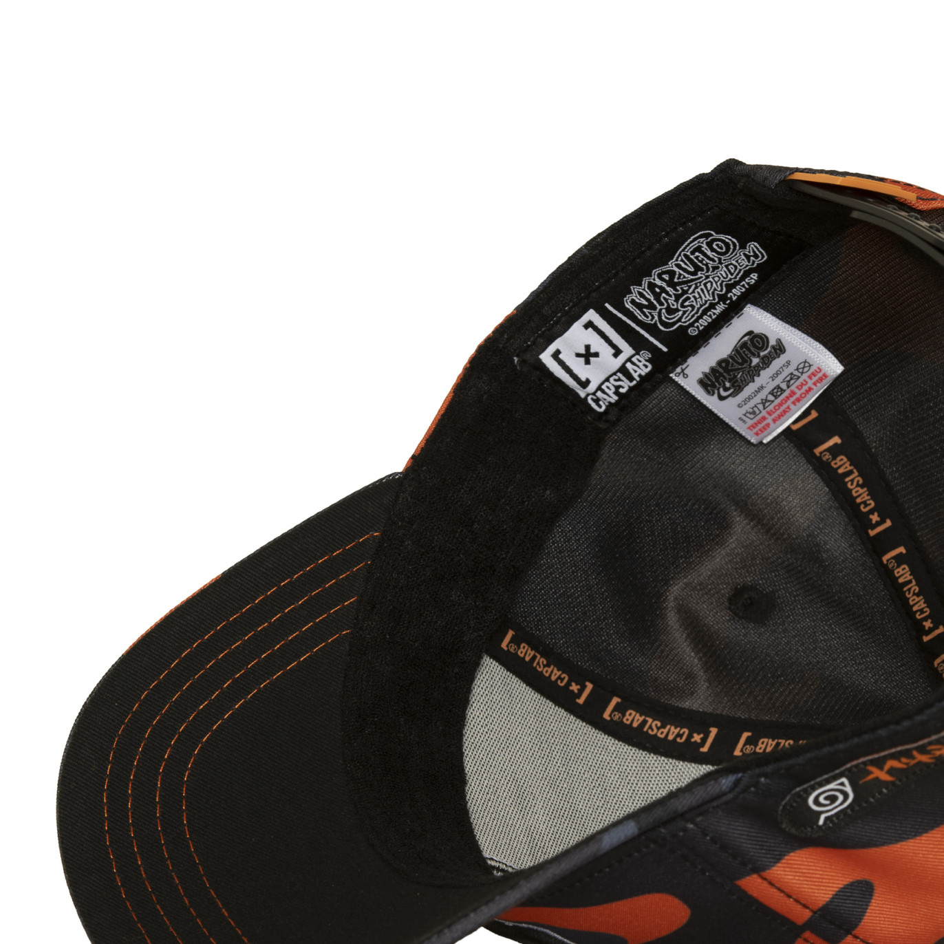 Casquette Baseball Naruto Shippuden Snapback Orange - Capslab