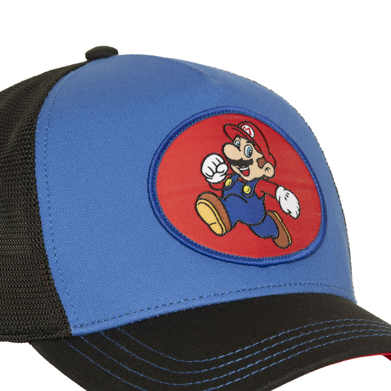 Casquette Trucker Super Mario Bros Snapback Bleue - Capslab