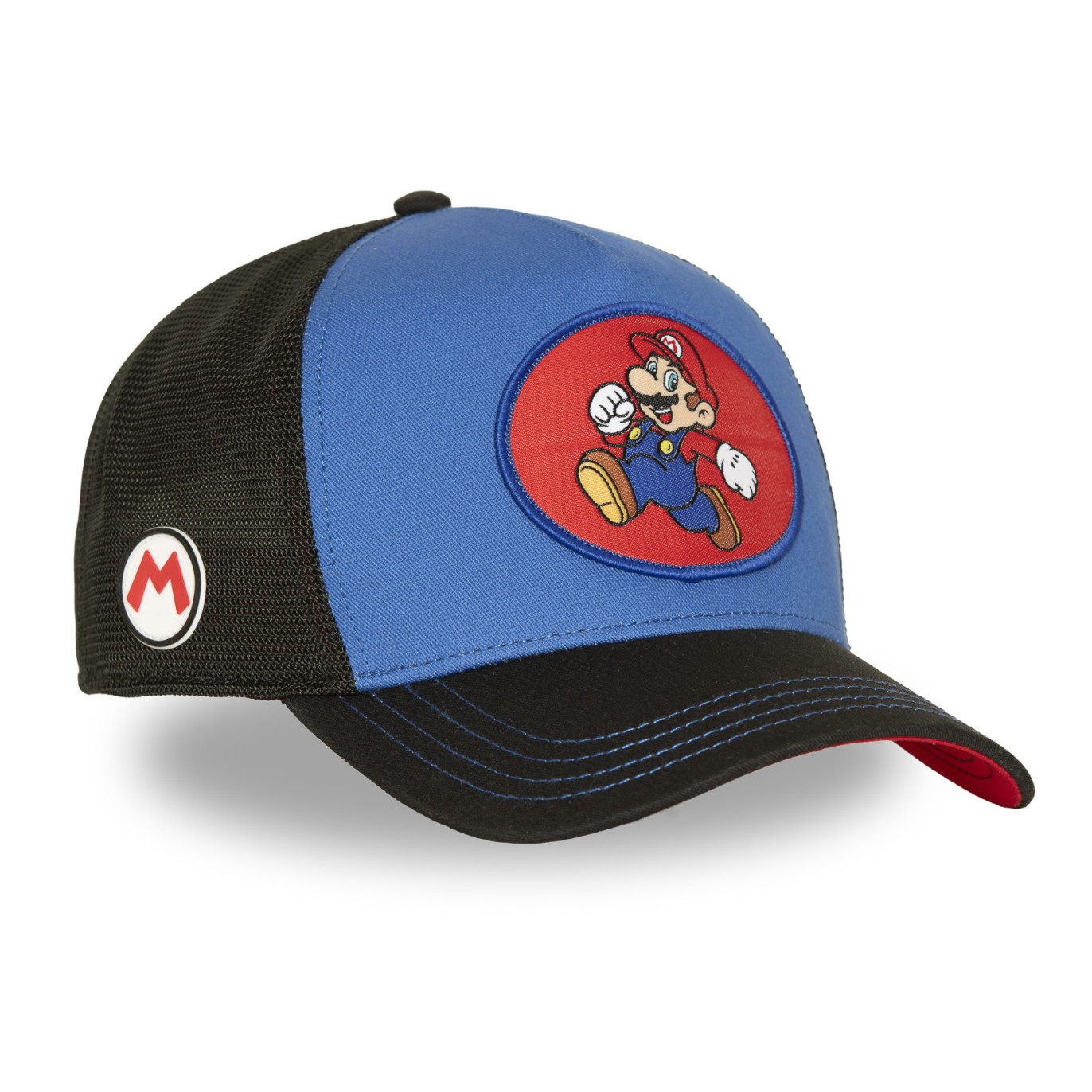 Casquette Trucker Super Mario Bros Snapback Bleue - Capslab