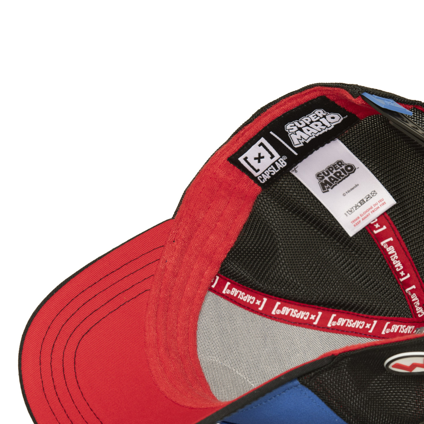 Casquette Trucker Super Mario Bros Snapback Bleue - Capslab