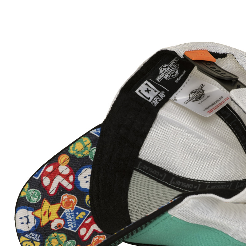 Casquette Trucker Mario Kart Luigi Snapback Kaki - Capslab