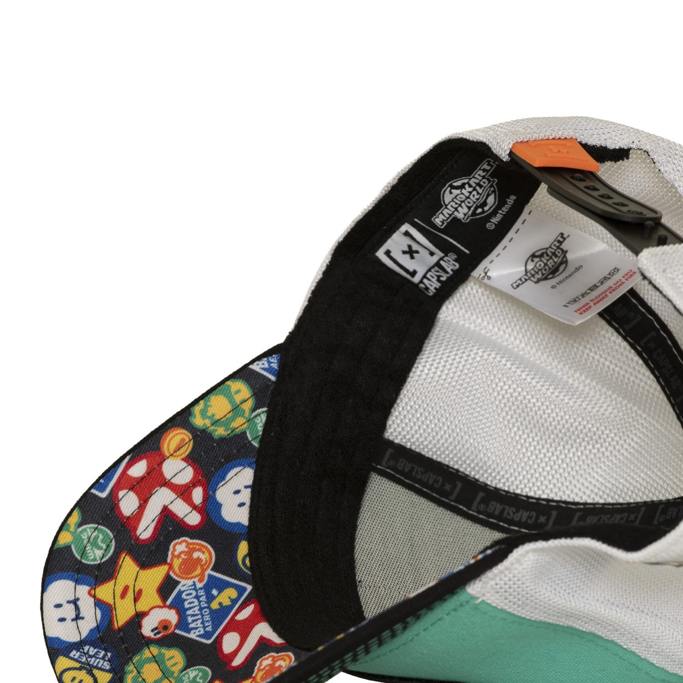 Casquette Trucker Mario Kart Luigi Snapback Kaki - Capslab