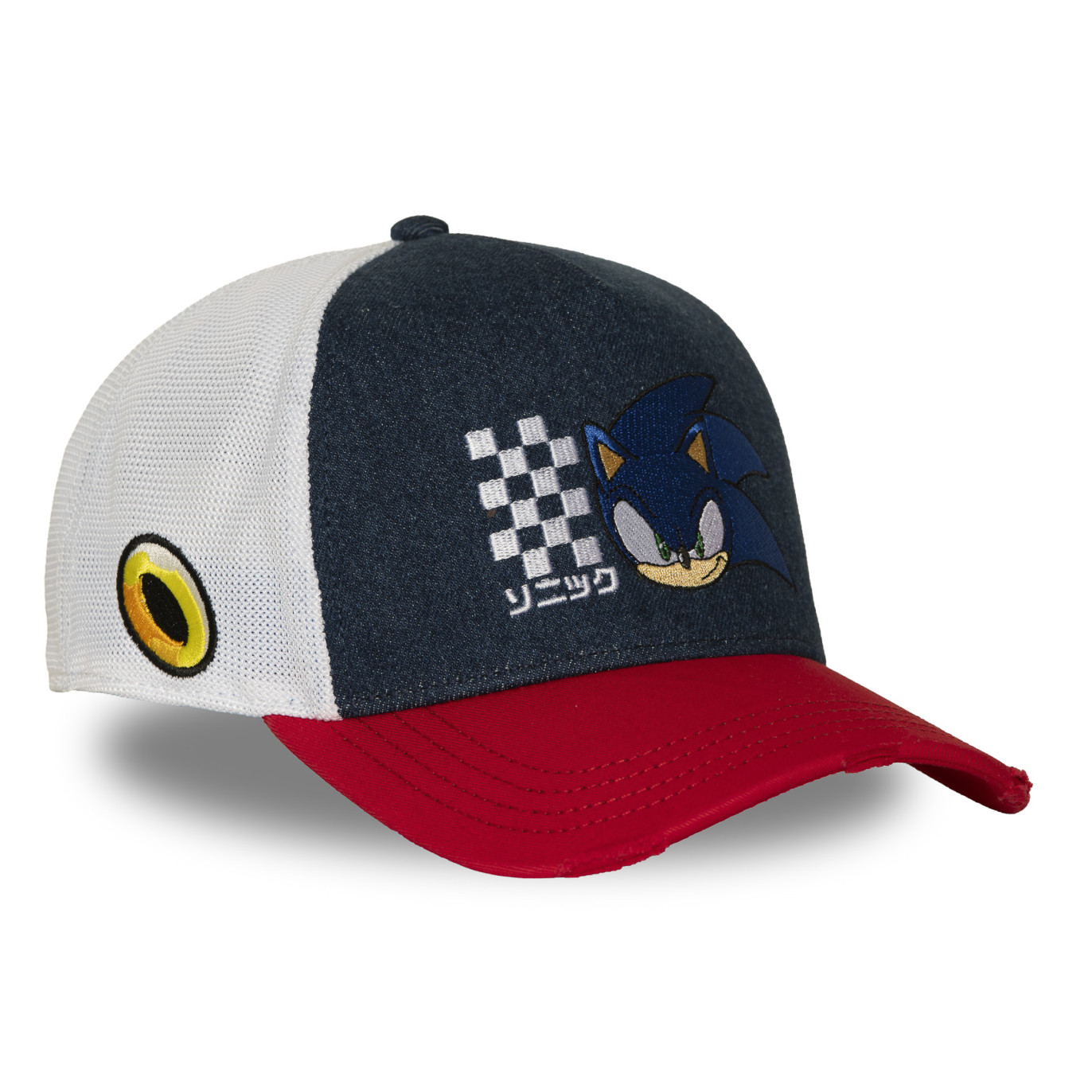 Casquette Trucker Sonic Snapback Bleue - Capslab