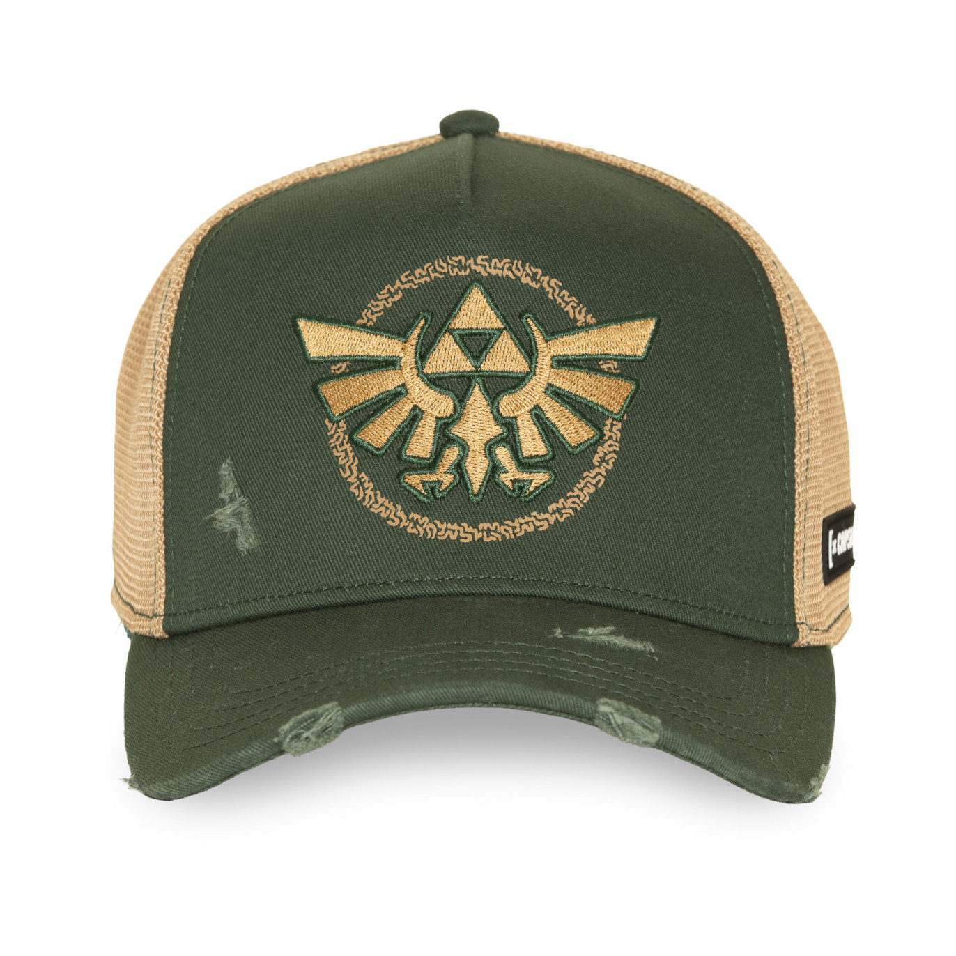Casquette Trucker Zelda Link Snapback Verte - Capslab