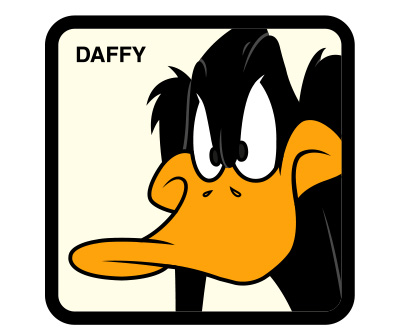 Daffy duck le canard de Looney tunes